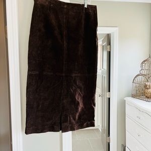 Alfani Petite Leather Skirt